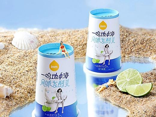 创意摄影 | 一鸣真鲜奶吧地中海风味发酵乳 x 红桃创意
