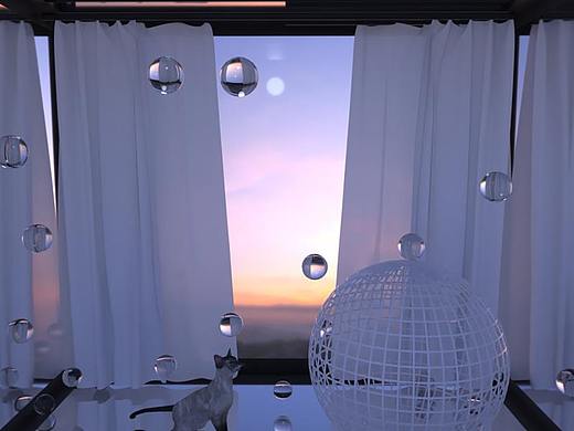 C4D窗帘动态拉伸效果制作过程分享