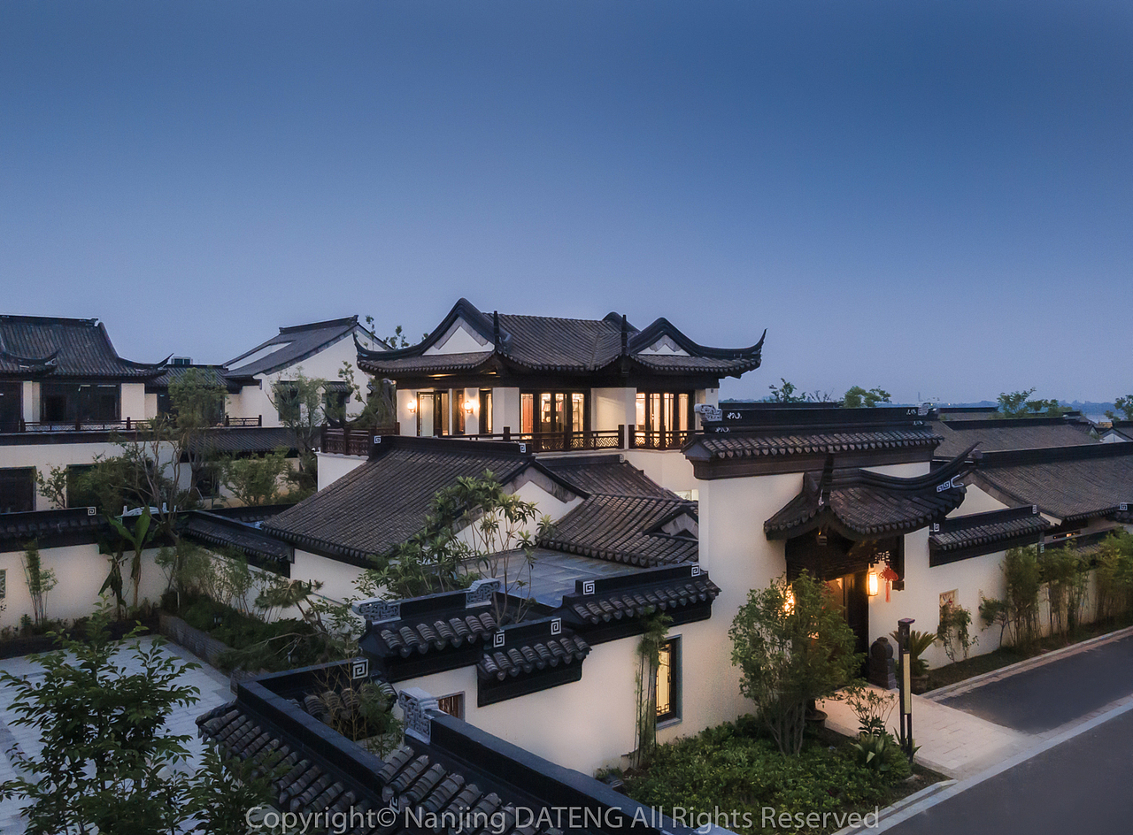 江苏常州茅山风景区民宿别墅酒店拍摄|民宿摄影|新中式