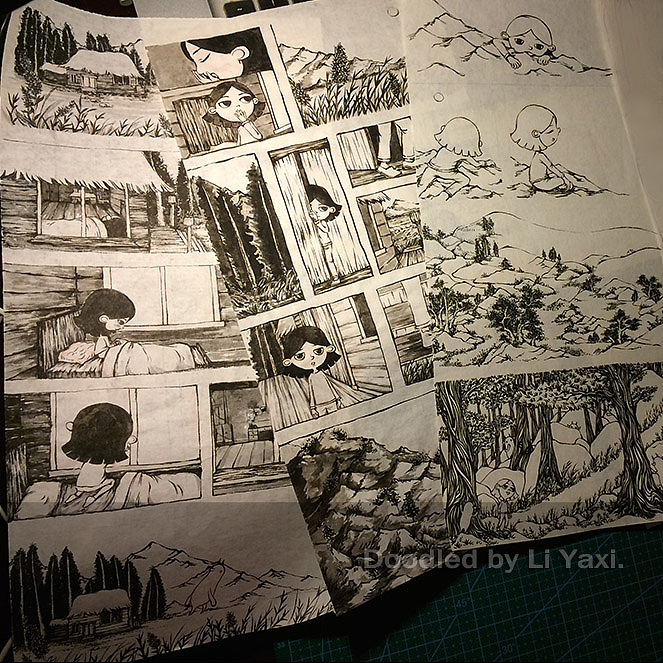 Sketching.（图ZNDc1NjAwOTY=） - 其他 - 站酷设计师桃子Degas原创素材 - 站酷ZCOOL