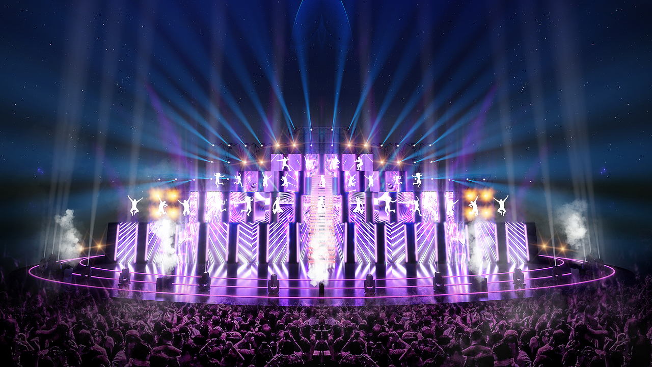 2021音樂(lè)節(jié)效果圖 【舞美設(shè)計(jì)】（圖ZMjYyNjI3NjY4） - 舞臺(tái)美術(shù) - 站酷設(shè)計(jì)師Tape_Y原創(chuàng)素材 - 站酷ZCOOL