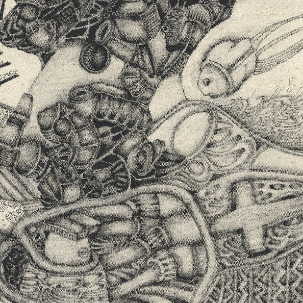 之五十:睁开 布面墨 李晴