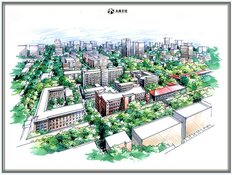 大禹手绘规划设计考研手绘（图ZMjE0MTc2MDAw） - 其他 - 站酷设计师安安的静静原创素材 - 站酷ZCOOL