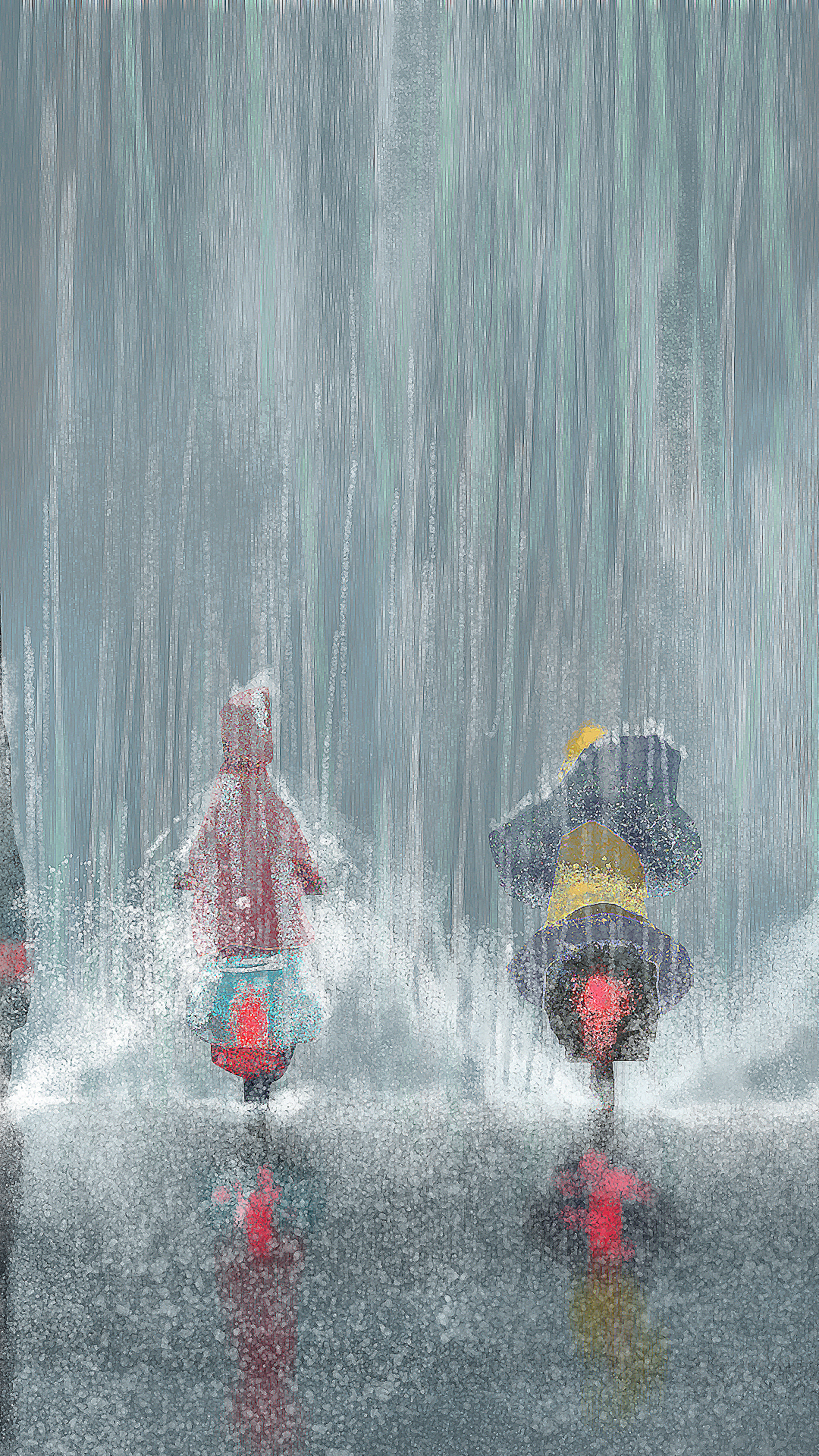 大雨|插画|创作习作|招阳_原创作品-站酷zcool