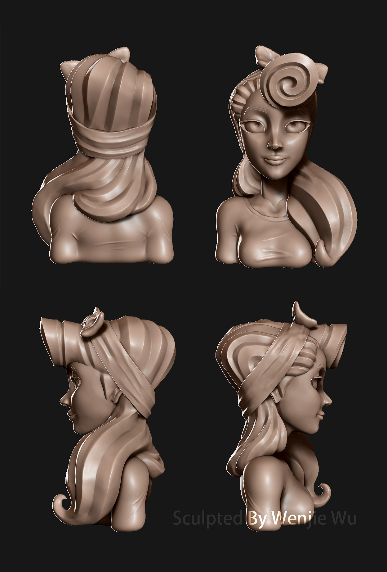 ZB雕刻练习《confused》（图ZNzA5ODg5NzY=） - 动画/影视 - 站酷设计师wuwenjie199632原创素材 - 站酷ZCOOL