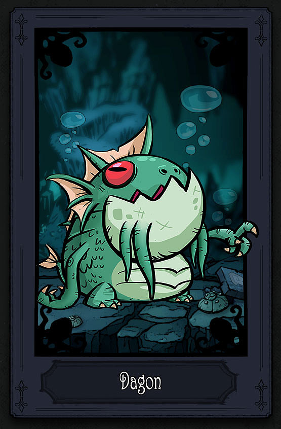 q版克苏鲁卡牌——阿卡姆档案 原创