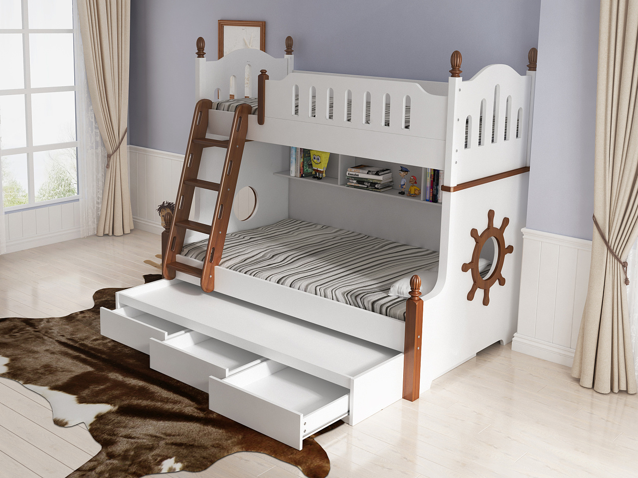 家具设计-儿童床|工业/产品|家具|450085112 - 原创作品 - 站酷 (ZCOOL)