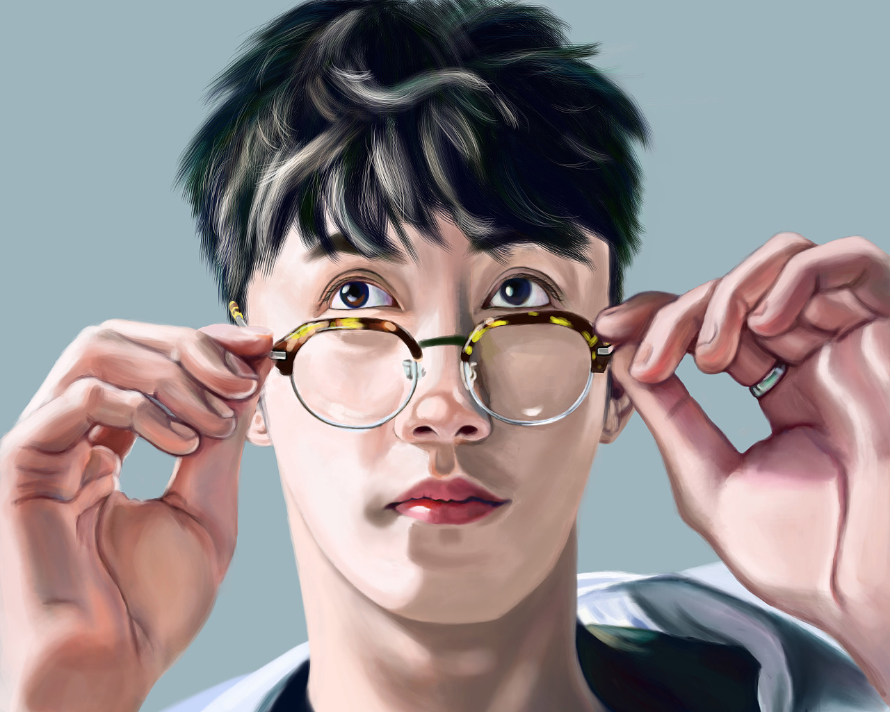 手绘练习-黄景瑜