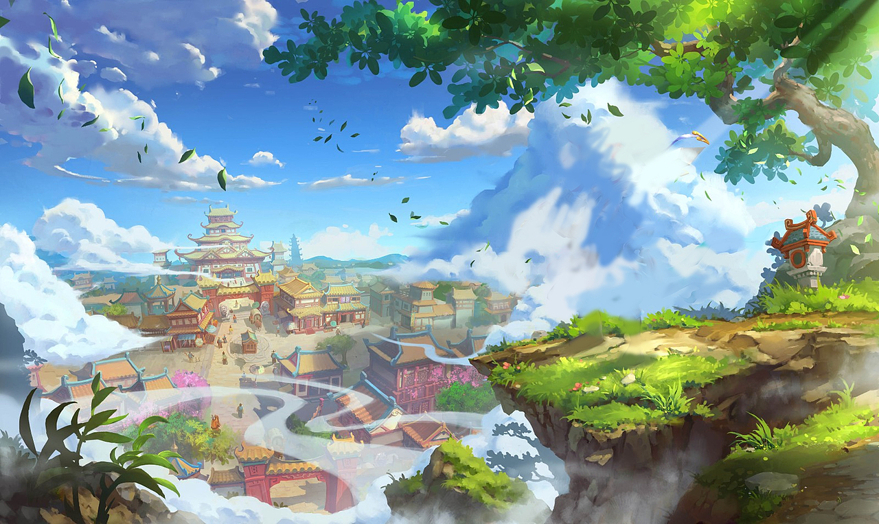 游戏登录背景图