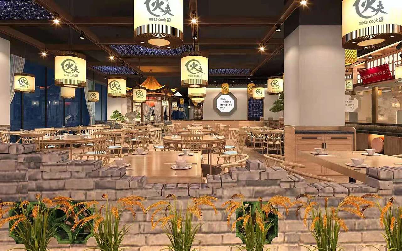 深圳中餐厅设计 深圳中餐厅装修 中式餐馆餐饮店设计（图ZMjcxNDg0Mjg0） - 家装设计 - 站酷设计师袁工18718568280原创素材 - 站酷ZCOOL