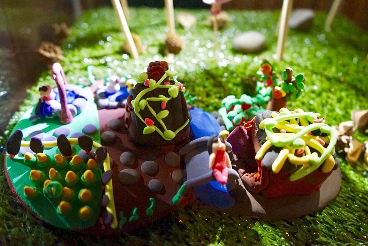 某小学国画展和面塑展（图ZODE4ODA2MTY=） - 展陈设计 - 站酷设计师大倪和米汤原创素材 - 站酷ZCOOL