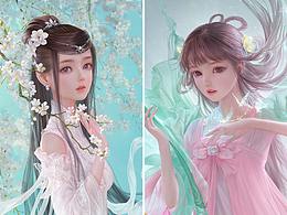 场景和人物原画