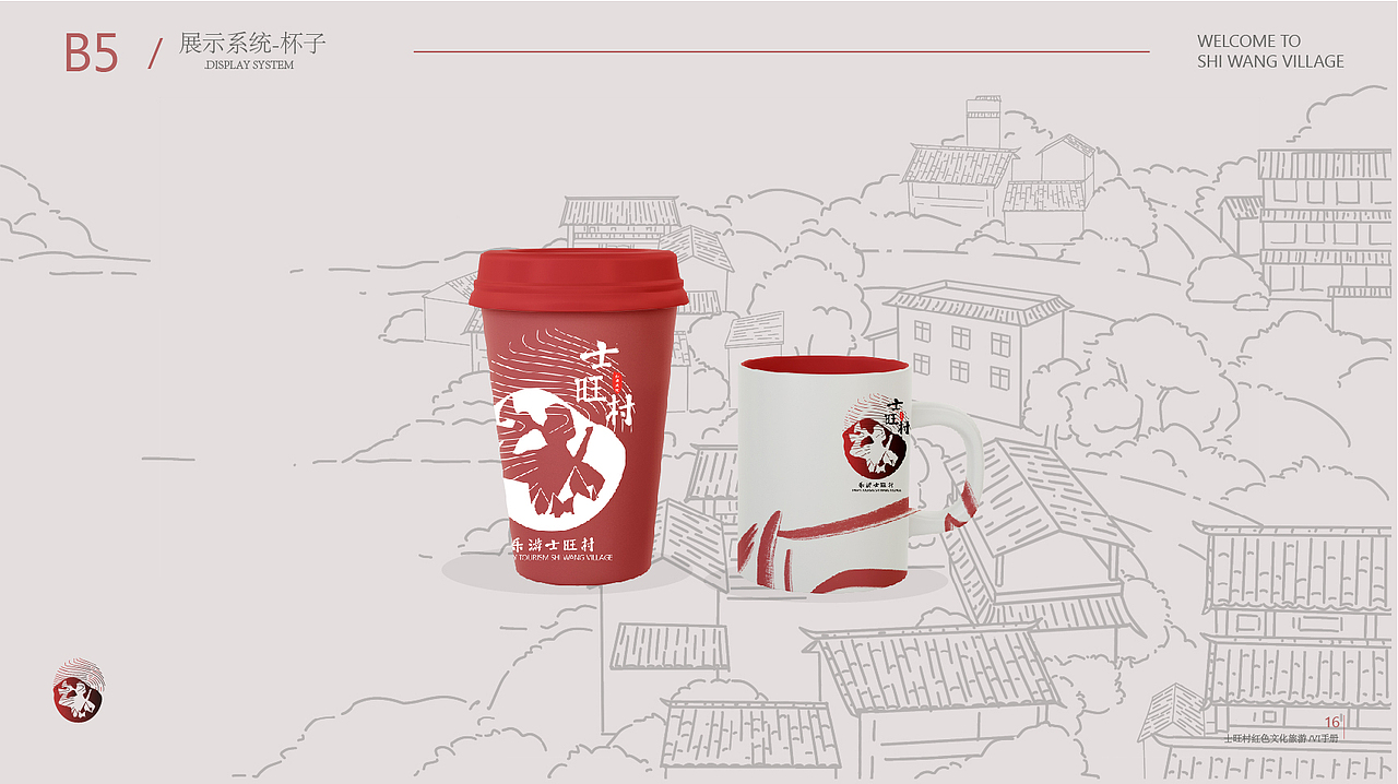士旺村红色文化旅游VI设计
