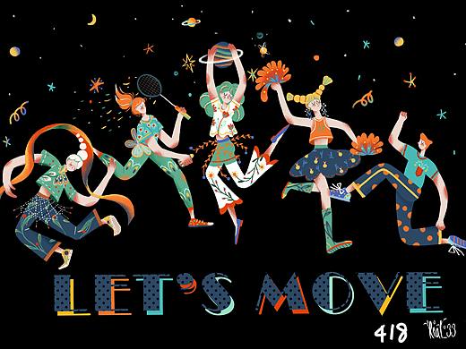 一起動起來（個人主頁-ZNTY4Mjg2MjA=） - 創(chuàng)作習(xí)作 - 站酷設(shè)計師Real_77原創(chuàng)素材 - 站酷ZCOOL