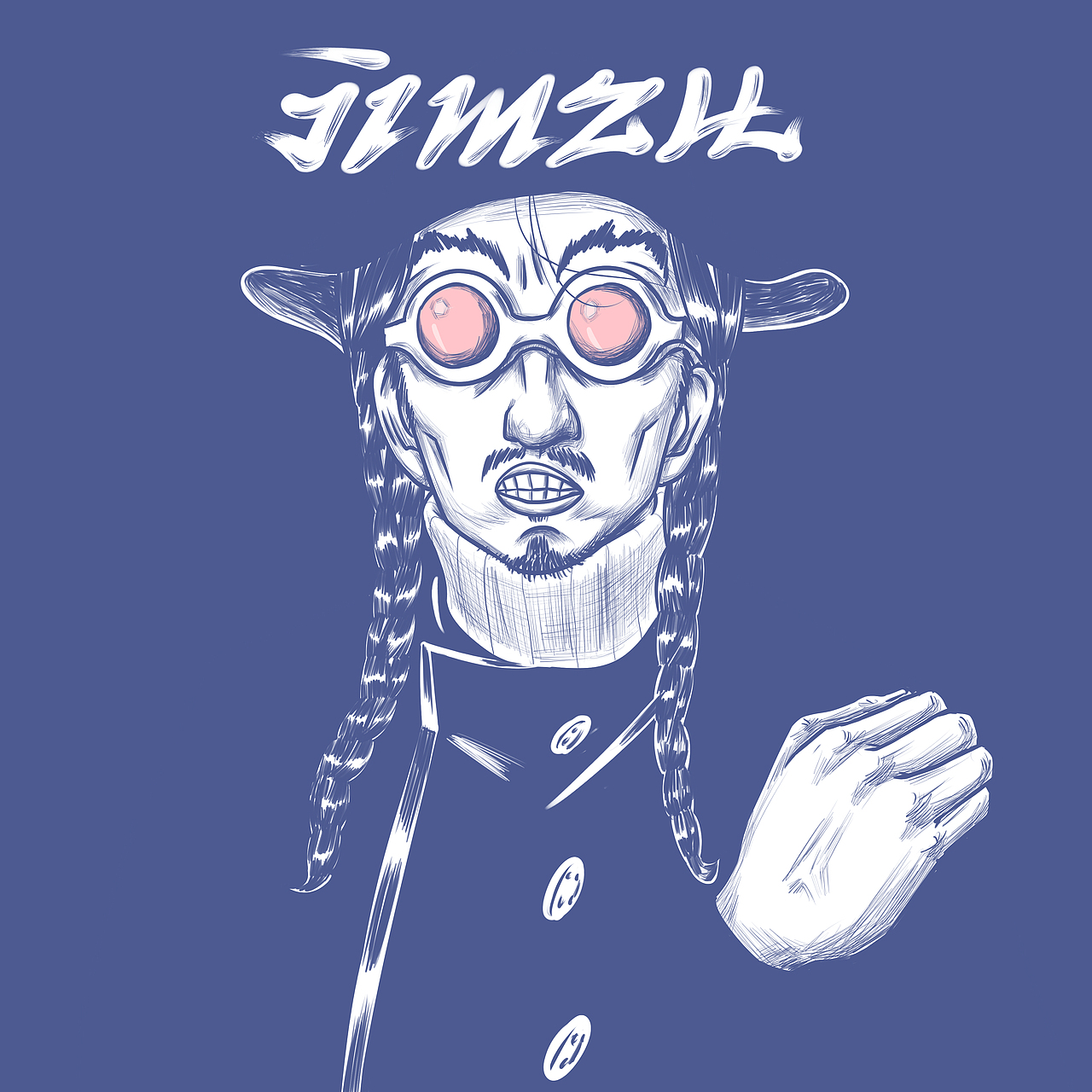 总结2014年，一些涂鸦，一些插画，蓝白粉大搭配（图ZMjUwMjQ3MDg=） - 创作习作 - 站酷设计师JIMZH酷嗨儿原创素材 - 站酷ZCOOL