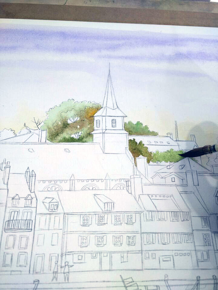 武汉哪里可以学油画水彩画