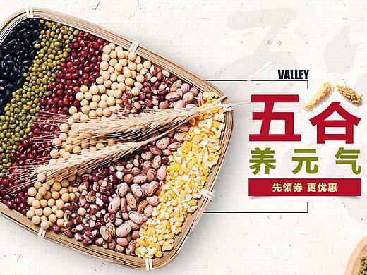 北纯五谷杂粮 海报/首页（个人主页-ZMjczOTY5NDg=） - 电商 - 站酷设计师楼小楼原创素材 - 站酷ZCOOL