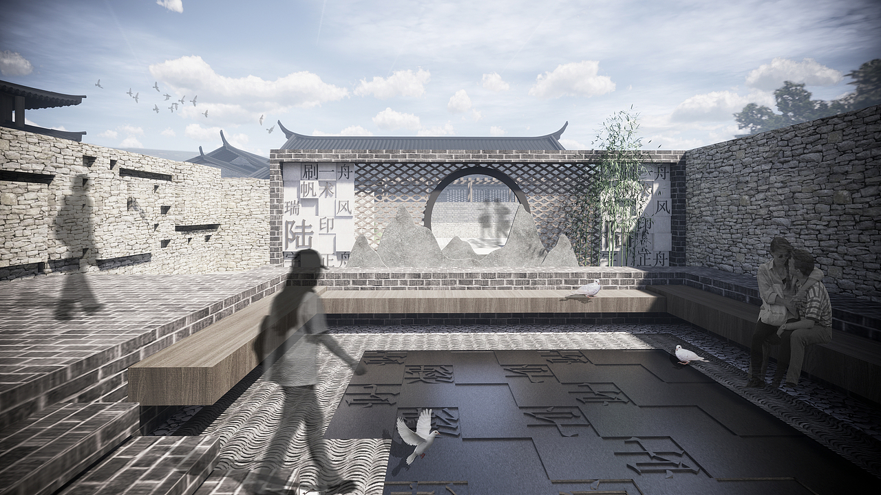 木活字印刷（非遗）展示空间庭院改造（图ZMjM1MTExMjUy） - 景观设计 - 站酷设计师我是星星啊原创素材 - 站酷ZCOOL