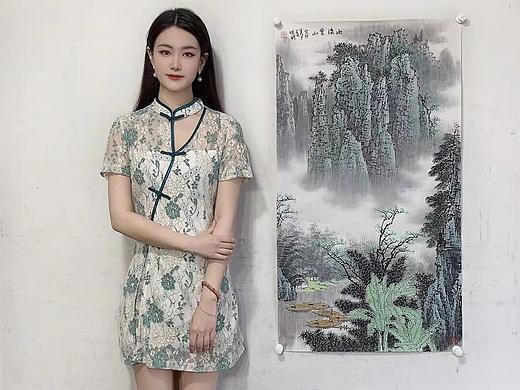 画家莫棋麟山水画作品欣赏