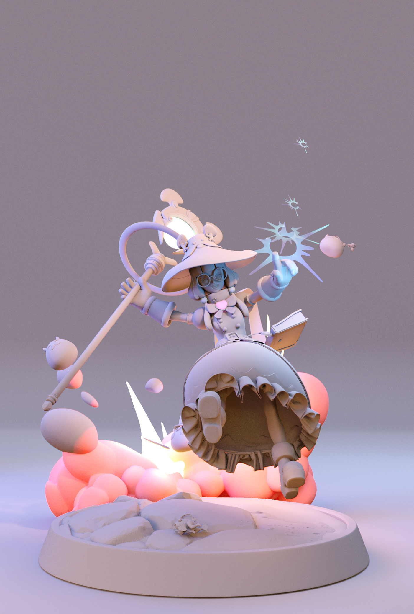 3d手办模型-竹熊绘型