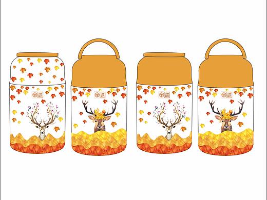 保温壶焖烧壶产品外观设计（个人主页-ZMjQ5ODUwMjA=） - 生活用品 - 站酷设计师jkh010原创素材 - 站酷ZCOOL