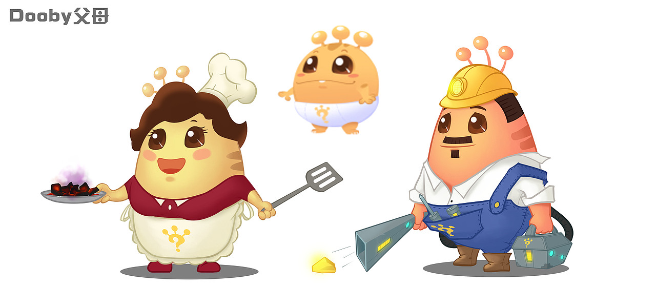 欧美Q版（图ZMjA1MTA4Mjcy） - 儿童插画 - 站酷设计师ChinPeng原创素材 - 站酷ZCOOL
