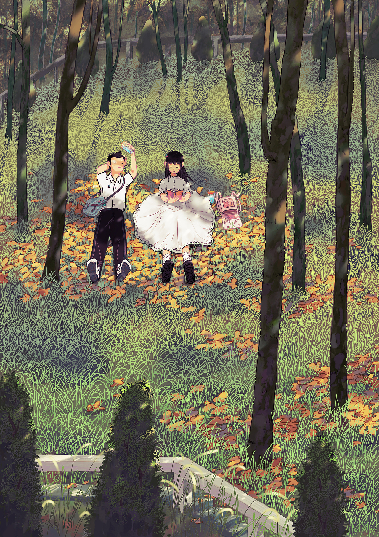 安静的下午（图ZMjI5NDE1MTQw） - 绘本 - 站酷设计师徐上仙原创素材 - 站酷ZCOOL