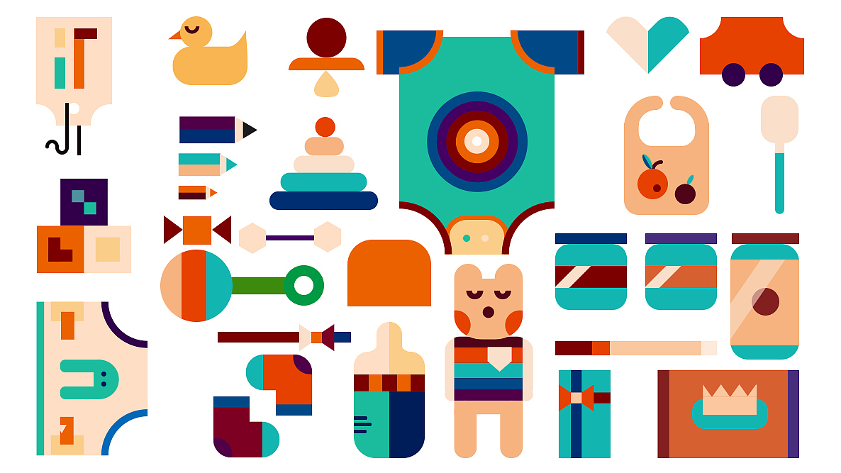 扁平风格图标和风景练习（图ZNTY1ODcyNjQ=） - 图标 - 站酷设计师天晴工作室原创素材 - 站酷ZCOOL