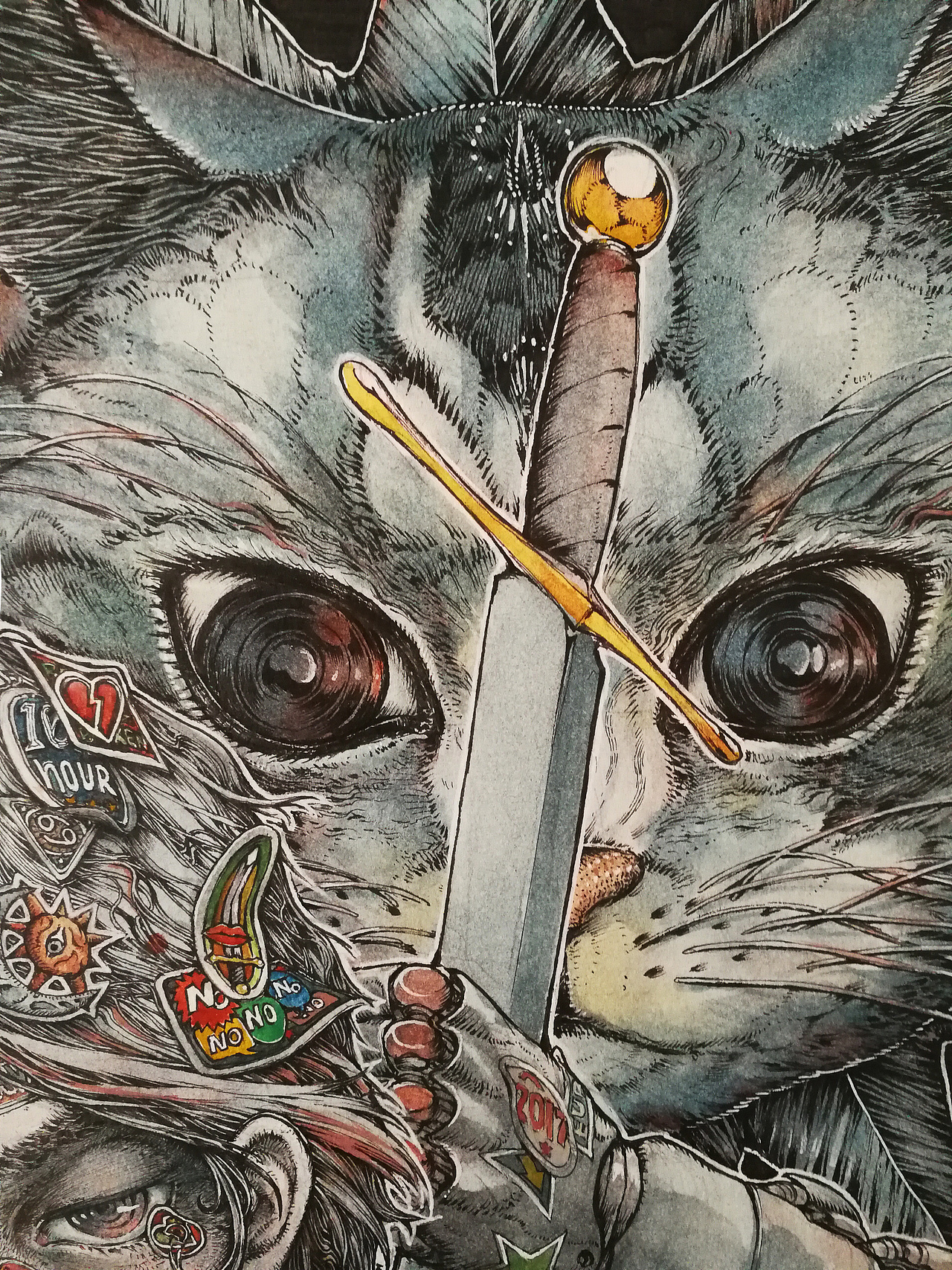 Determination 決心 2018-01（图ZMTA1OTU3Mzcy） - 艺术插画 - 站酷设计师我的药呢原创素材 - 站酷ZCOOL