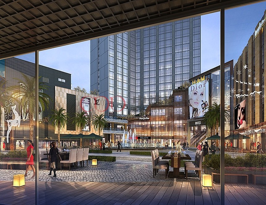 【中烨设计】广州·福云汇商业中心效果图(地下广场图)