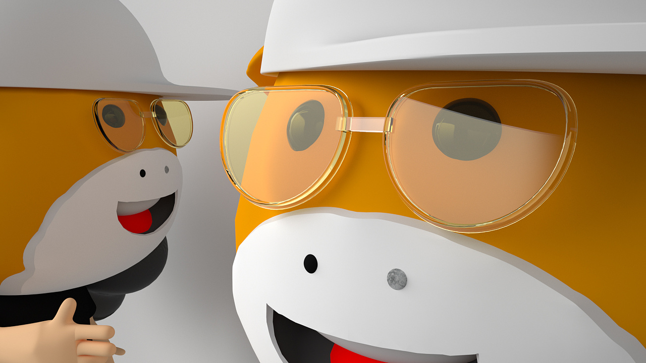 马的形象~这是马!ip 3d c4d oc