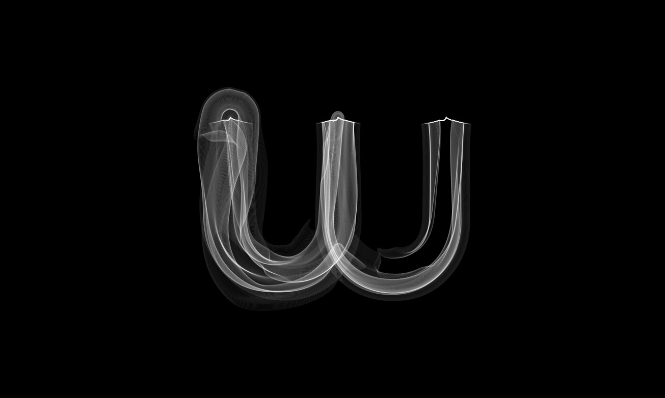 [烟雾字] - 系列-字母/数字/符号-特效-字体设计