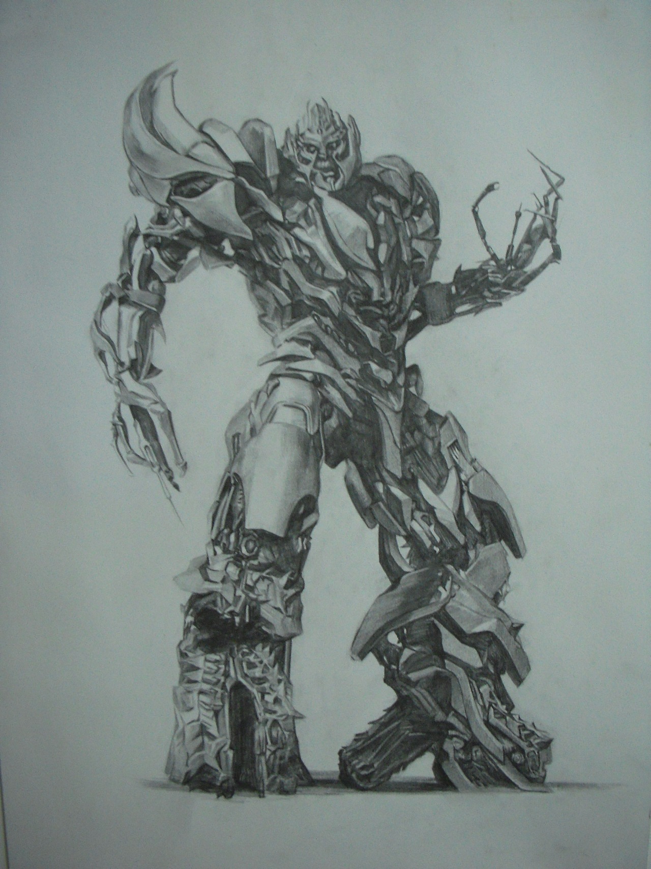 铅笔 威震天（图ZMzIyMzIyMA==） - 商业插画 - 站酷设计师林有亮原创素材 - 站酷ZCOOL