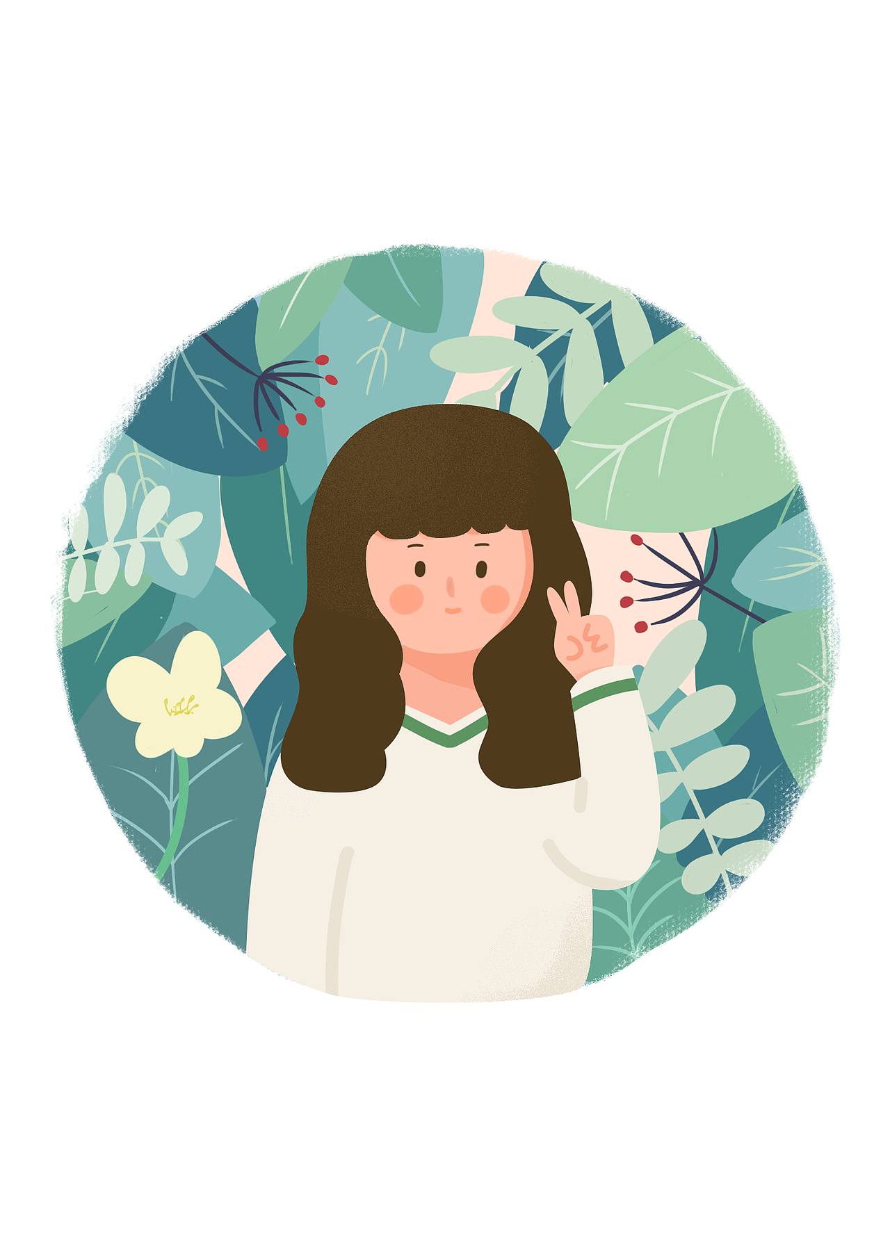 四月的一些插画（图ZMTYzNDcyNjQw） - 创作习作 - 站酷设计师一条发光的咸鱼原创素材 - 站酷ZCOOL