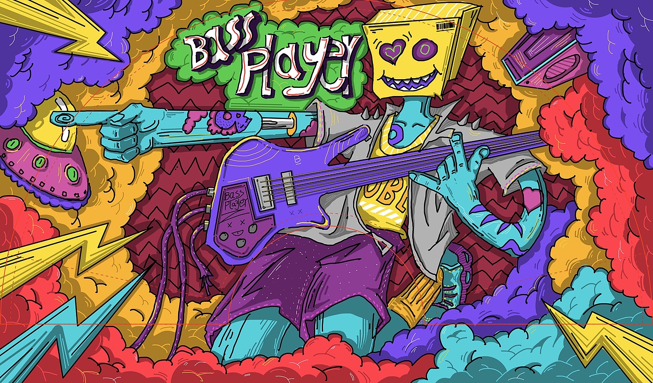 乐队（图ZMTg3MjI1MDQ4） - 创作习作 - 站酷设计师橘猫的夏日苏打原创素材 - 站酷ZCOOL