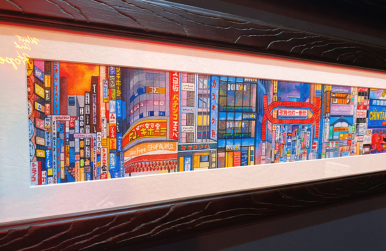 《东京东京》—日本风景水彩手绘插画