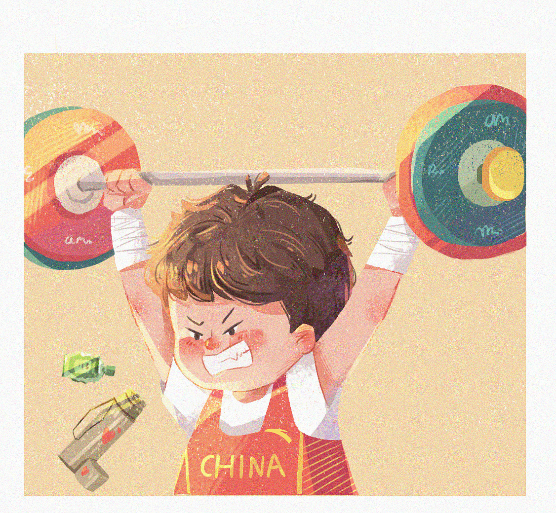 奥运冠军系列（图ZMjY1MzI1OTQw） - 儿童插画 - 站酷设计师卡卡的糖朝原创素材 - 站酷ZCOOL