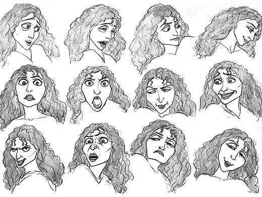 《长发公主》里的老太婆