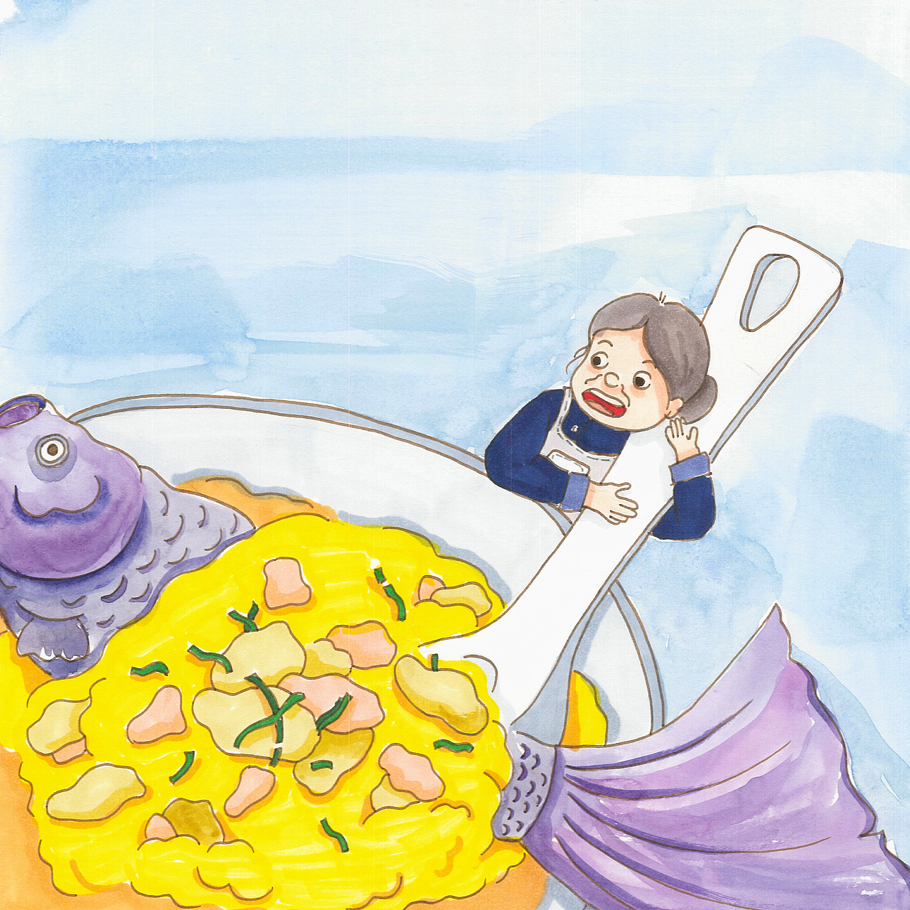儿童绘本·美食插画篇——宅家IDEA（图ZMjAwNTUwMDg4） - 儿童插画 - 站酷设计师哦牙烦范啊原创素材 - 站酷ZCOOL