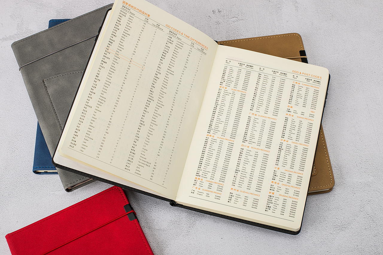 书写流畅的记事本