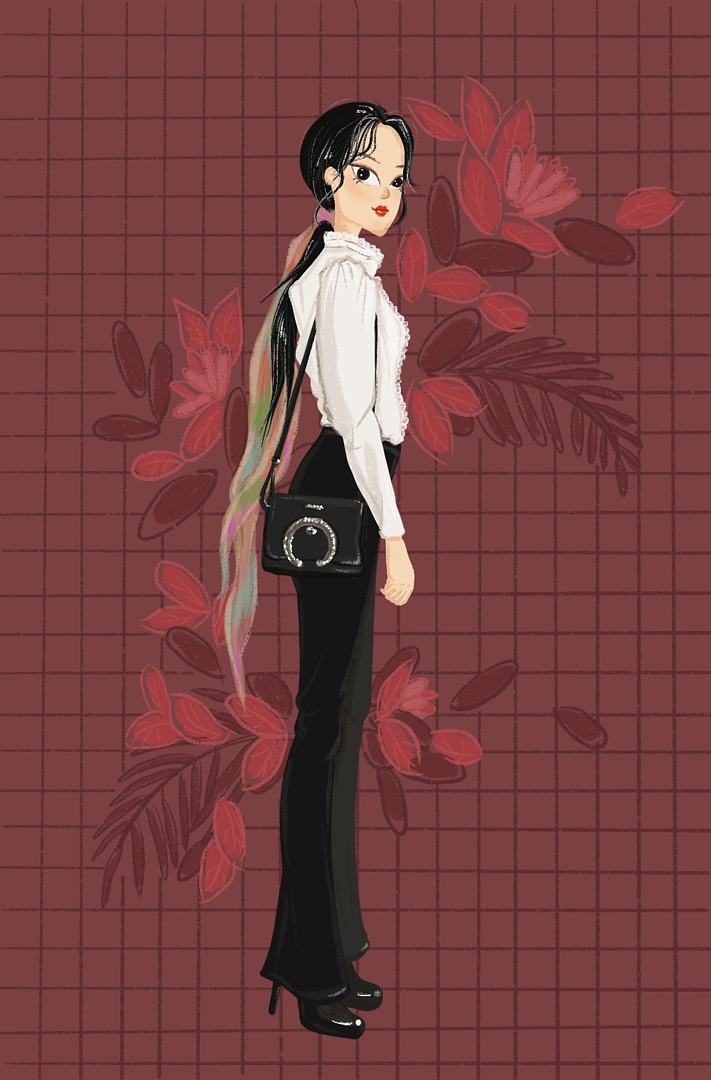 张满月造型百变-插画习作二