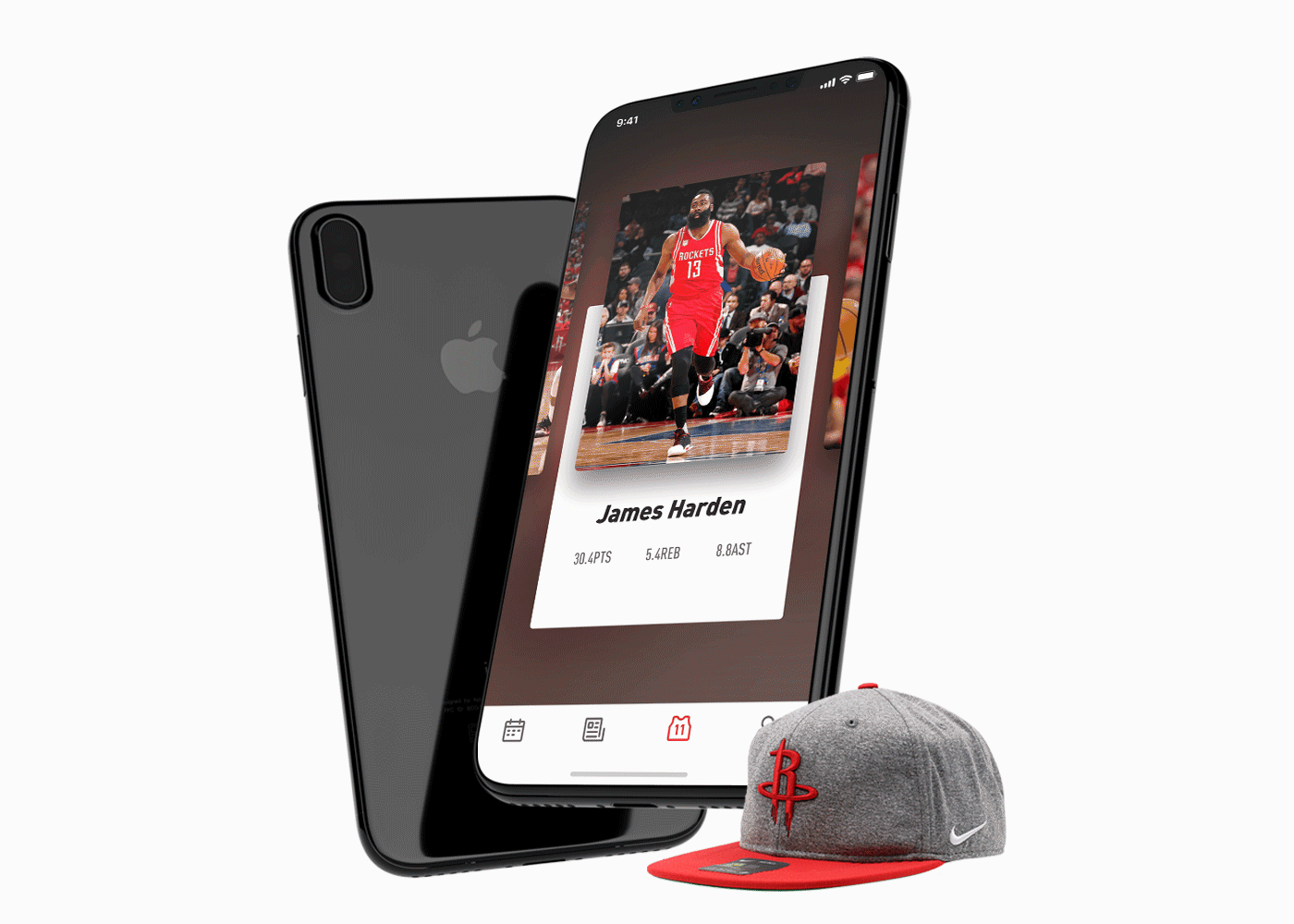 [ROCKETS] 火箭队官方APP概念设计（图ZMTE2MTA3NjUy） - APP界面 - 站酷设计师Luphy原创素材 - 站酷ZCOOL