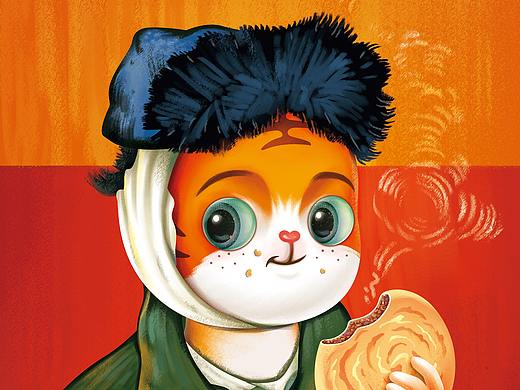 2022虎年新年台历——名画也吃货