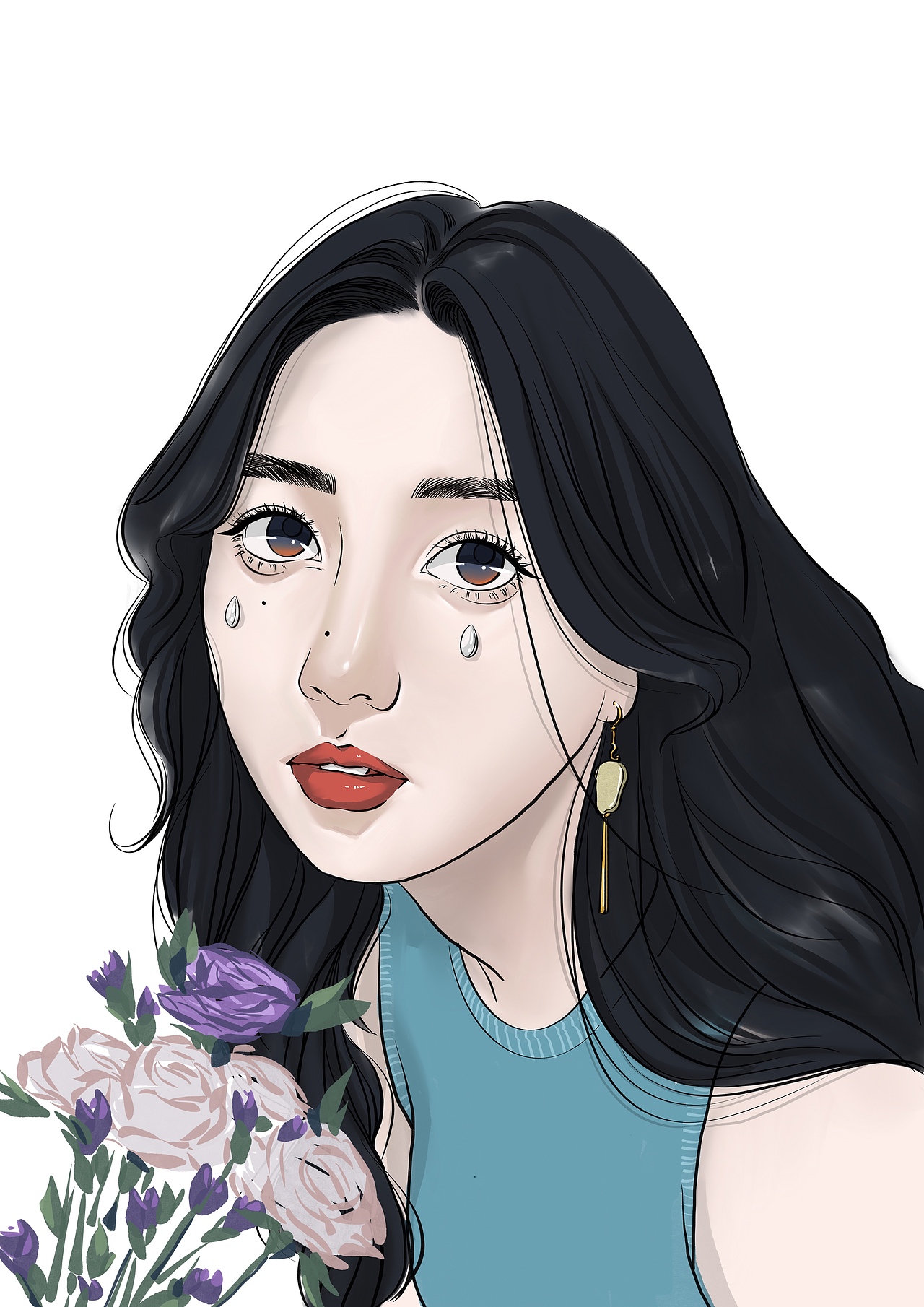 简单头像画（图ZMTQyODY5MTI4） - 创作习作 - 站酷设计师樊叉叉原创素材 - 站酷ZCOOL