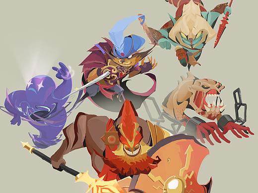 dota2（个人主页-ZMzQwNDY2OTI=） - 创作习作 - 站酷设计师wadmmm原创素材 - 站酷ZCOOL