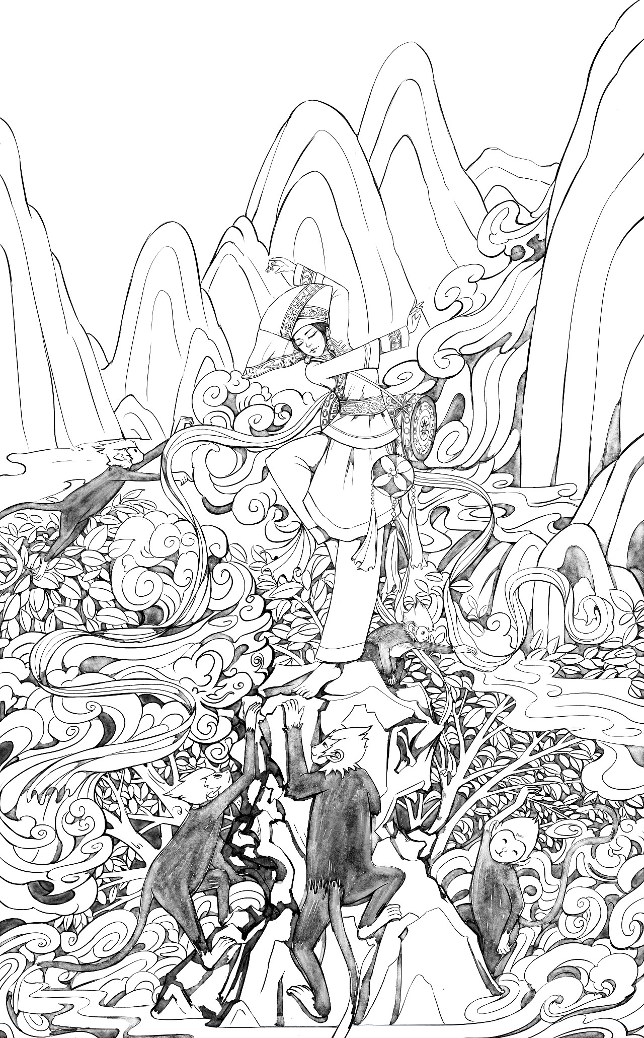 白头叶猴南疆有灵其名白头