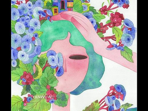 植物·屋子·女孩系列――11