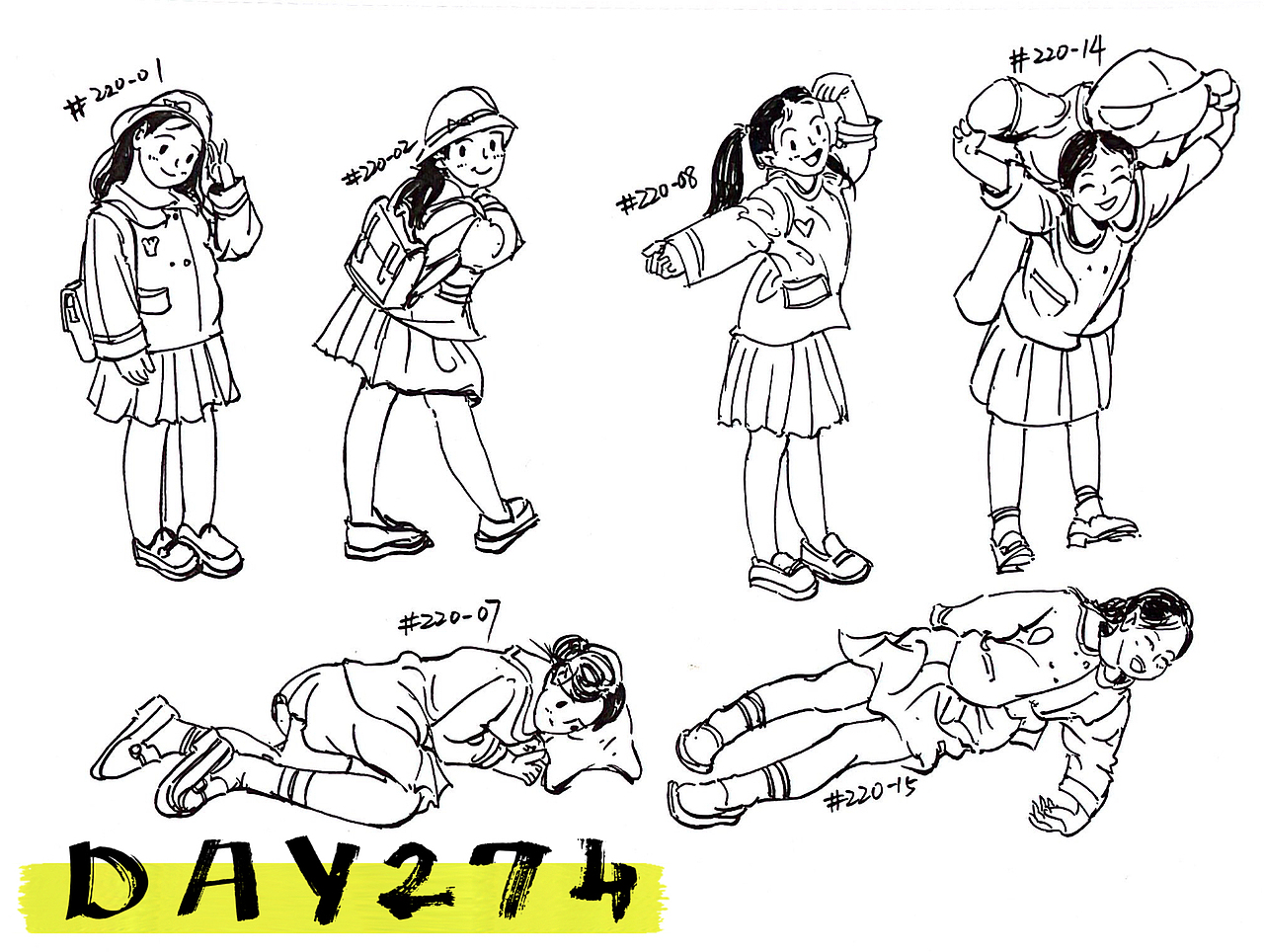 速写60天挑战第五次2023年5月到6月