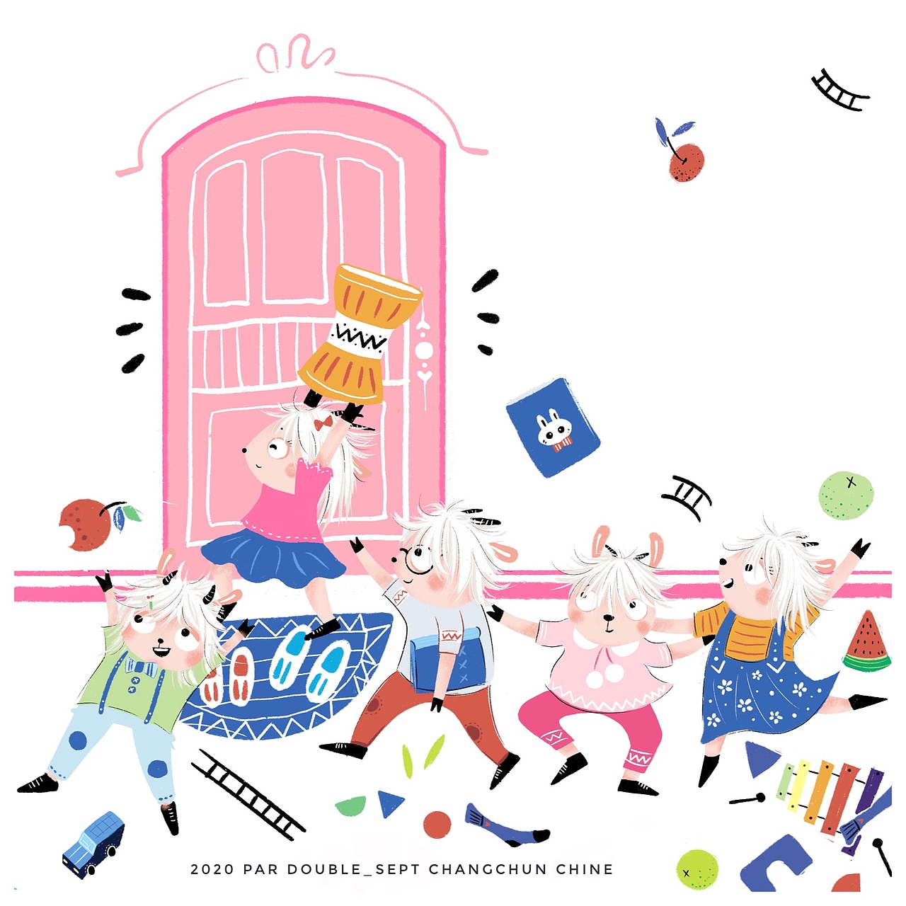 儿童绘本（图ZMjI4Mzg1MTgw） - 商业插画 - 站酷设计师Double_Sept原创素材 - 站酷ZCOOL