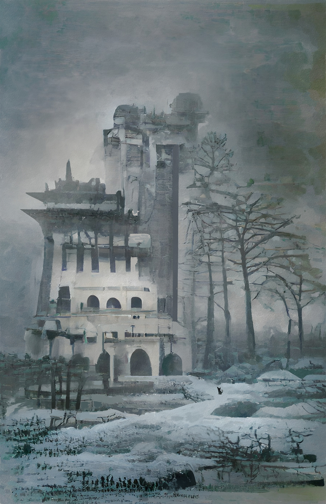 雪国系列（图ZMjkyNDIwNzIw） - 创作习作 - 站酷设计师平凡君圆心原创素材 - 站酷ZCOOL